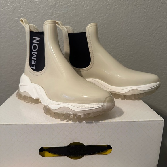 Lemon Shoes - Lemon Jelly Rain Boot in Cotton